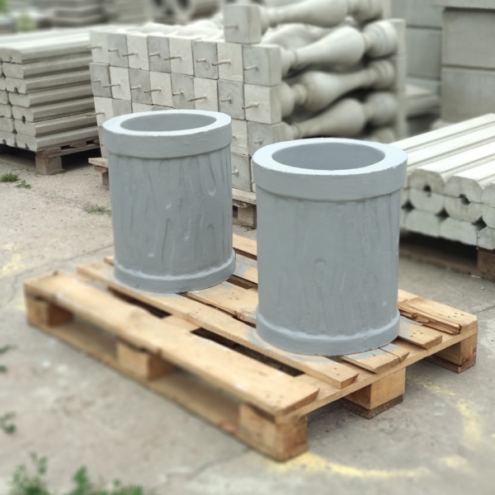 мусорная урна из бетона